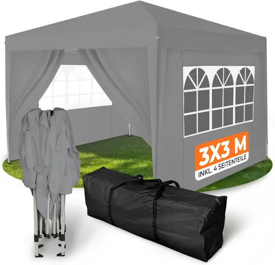 Kronenburg Faltpavillon 3 × 3 m wasserdicht